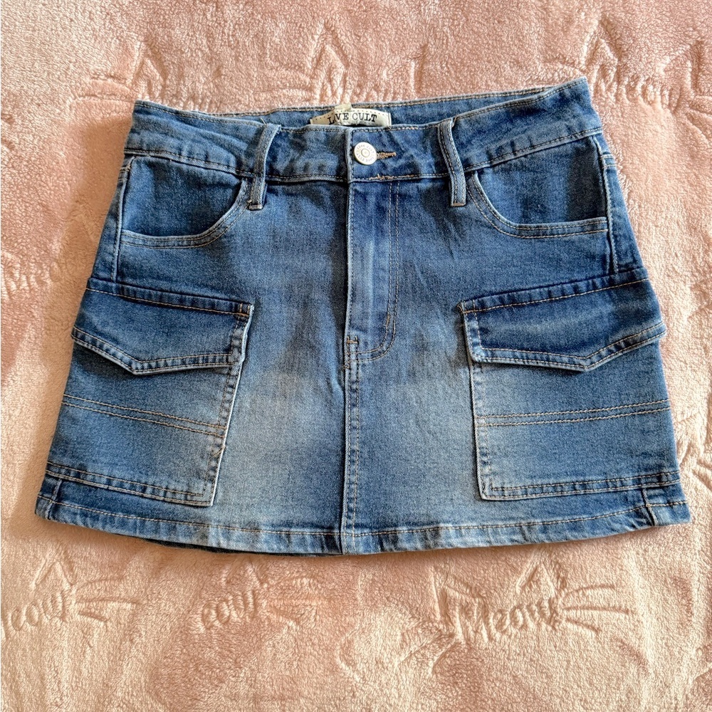 Casual Cargo Mini Skirt